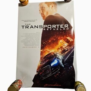 The Transporter Refueled 2015 Original Advance Movie Poster 27x39 Ed Skrein D/S
